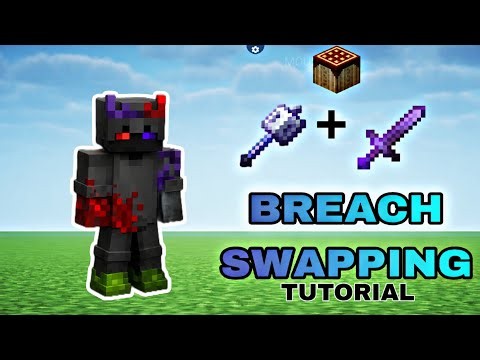 Breach swapping toturial | pojav launcher mace + sword combo guide | #minecraft #pvp #pojavalauncher