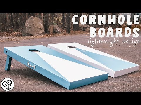 How To Make Cornhole Boards | Lightweight Design | DIY