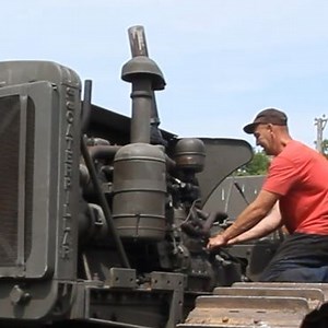 473K views · 4.4K reactions | Caterpillar D8 bulldozer hauling out 100 foot tree and pony motor start | Giant Machine | Facebook