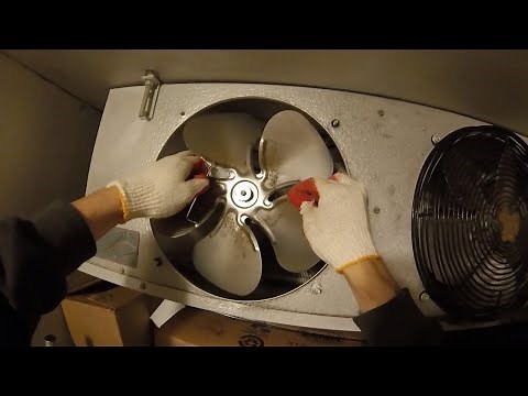 Refrigerator Repair: Replacing The Evaporator Fan Motor (Walk In Freezer)