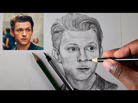 How To Draw Tom Holland: Step by Step