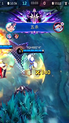 Mobile Legends New Hero Sora Savage. I get Savage went I use this hero first time🤣