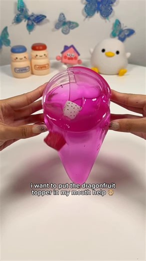 little bean •ᴗ• | i need this as a jello 🤤 @zeninslimes slime from indonesia review! ft. dragonfruit juice #asmr #satisfying #review #slime #slimeasmr... | Instagram