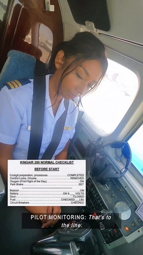 Haven’t done a video like this in a while! 👩🏽‍✈️ BEFORE START CHECKLIST Checklists are not read and do however when it comes to checking fuel and some other items doesn’t hurt anyone to double check 😀 We complete the actions required and then go through the checklist to ensure items are complete - in this video we are going through the “before start checklist” Would you like to see what happens next? 🤔 #pilotonthegram #femalepilot #kingair
