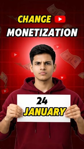 24 January YouTube Monetization New Policy 2026”