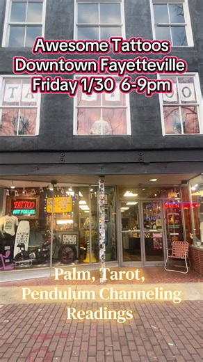 Spiritual Guidance Event at Awesome Tattoos Fayetteville