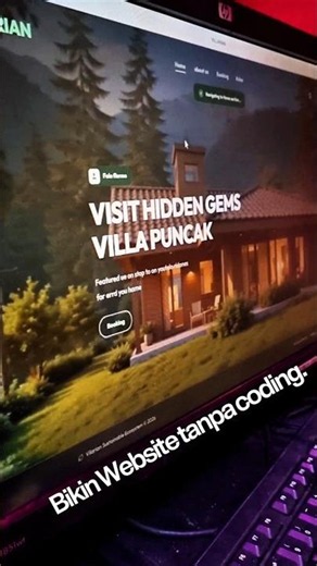 Gak perlu jago koding buat bikin web, pake cara ini! #carakupakaiAI #shorts