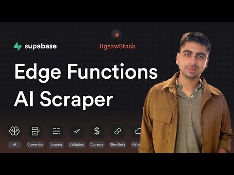 Scrape websites from Edge Functions using AI - JigsawStack & Supabase