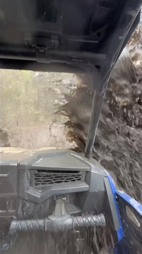 Polaris Rzr loves a puddle #polarisrzr