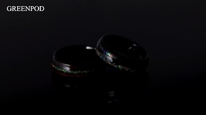 Watch Abalone Shell Black Tungsten Ring on Amazon Live