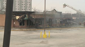 Crews battle fire at East Alton strip mall