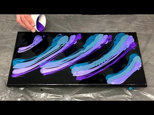 VIOLET FLASH COLOUR SHIFT! Acrylic Pouring Metallics Series Part Two!