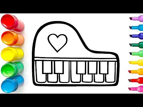How to Draw a Cute Piano | Easy Step-by-Step Tutorial