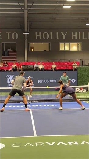 Jay Devilliers and Callie Smith earn the pickleball upset over Tyra Black and Christian Alshon