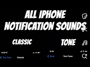 All iPhone Notification Sounds
