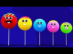 Cake Pop Finger Family Song For Children | Lollipop Finger Family Nursery Rhyme