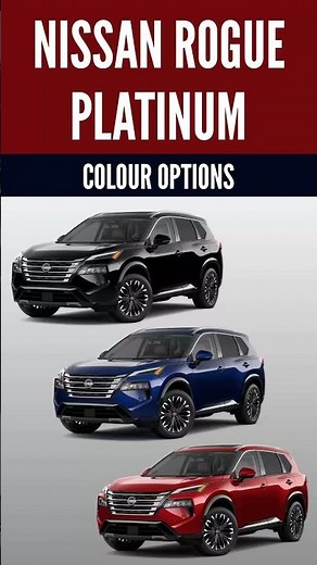 2026 Nissan Rogue Platinum - All Color Options - Images | AUTOBICS