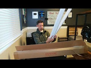 Ductless mini split PVC line cover unboxing quick install