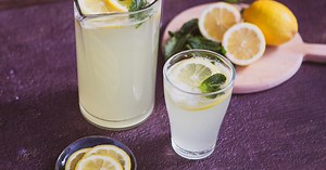 Limonade fait-maison au citron