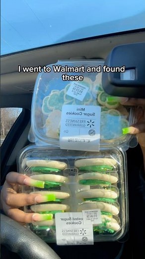 Walmart St. Patrick’s Day🍀Cookies #walmart #walmartfinds #stpatricksday #cookies #foodie