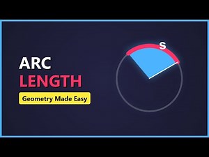 Arc Length Formula Explained: s = (θ/360) × 2πr | Geometry Basics