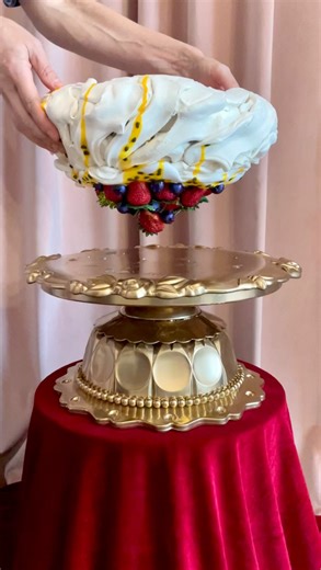 Fleur Harris on Instagram: "Fake Pav! ✨🎂 With the addition of fake foods fast becoming everyone’s - including my own - favourite part of this installation, “Fake it like you baked it” has been my motto for most of this Christmas window build. Whilst The Magic Faraway Tree was written by the famous UK native Enid Blyton, so many of you loved it when I included a little nod to the Australian lamington in the display, that I soon began receiving requests for a pavlova as well. I put it to a vote i