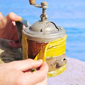 512K views · 751 reactions | Watch in Awe as a Rare Sea-Found Coffee Grinder Receives Mesmerizing Restoration! | 5-Minute Recycle | Facebook