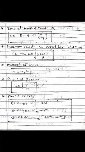 🛑(MHTCET 2024) All Important Formulas of Rotational Dynamics class 12 | #shortsfeed #shrots #physics