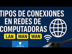 💻 Tipos de Conexiones en Redes de Computadoras | LAN, MAN, WAN y Más 🌐