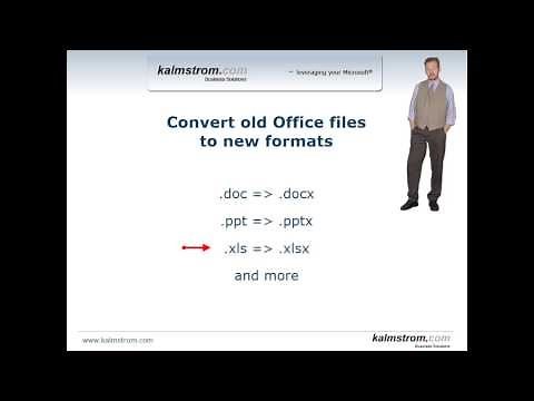 Convert Old Office Files Into New Formats With PowerShell Script