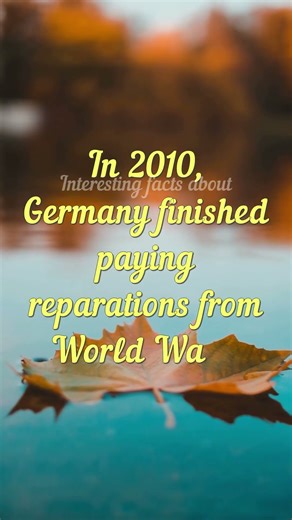 #End of #German #Reparations | Interesting #facts about 3 #october