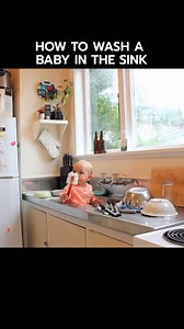 209K views · 4K reactions | The best way to wash a baby. | How to DAD | Facebook
