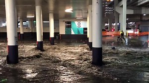 15K views · 245 reactions | ☔️HEAVY rain yesterday in Vegas area results in flash flooding, including at Strip and downtown resorts. Here you see the flooding in the parking garage at the LINQ. Video Credit: KSNV News 3, Las Vegas/CoachKenCamp | Vegas Travel News | Facebook