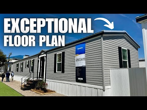 NEW & FANTASTIC single wide mobile home you NEED TO SEE! Prefab House Tour