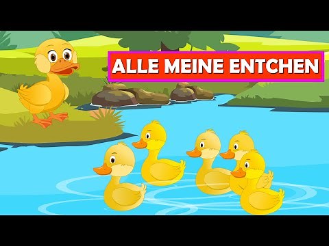Alle meine Entchen | deutsche Kinderlieder | Kinderlieder zum Mitsingen