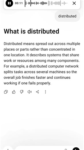 What is distributed?