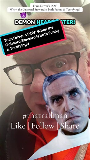 Train Driver’s POV: When the Onboard Steward is both Funny & Terrifying!! #traindriver #trains #railways #adayinmylife #pov