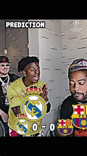 Barcelona vs Madrid Ucl Prediction 💀😱 #championsleague