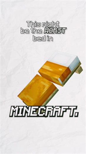 This Might Be the Worst Bed in Minecraft.. (5/16)