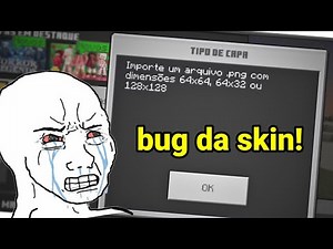 Como Resolver o Bug da skin no MCPE 1.21+ (RÁPIDO E FÁCIL)