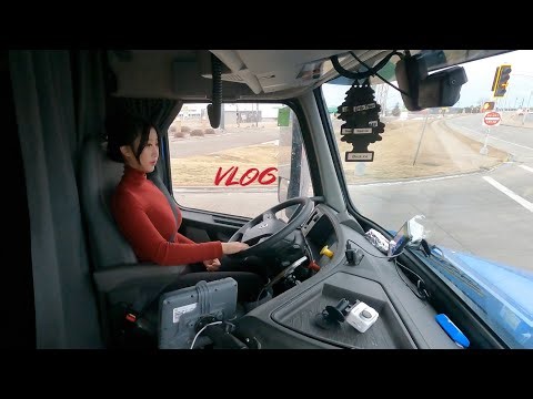 Vlog25 | 北美女卡车司机 | 5天工作+生活日常 | Trucking Vlog | 5 days in my life