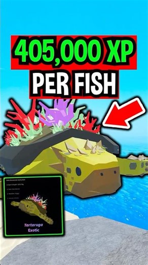 405,000 XP PER FISH METHOD in Roblox Fisch..