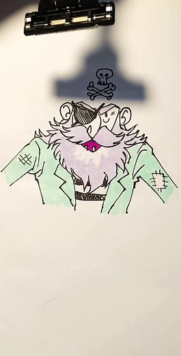 Creative Animated Drawings with Scissors Action