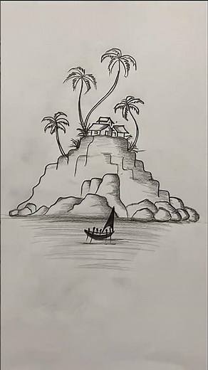 Landscape drawing for beginners