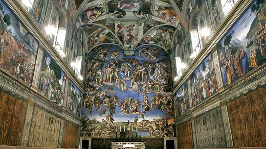 Le plafond de la Chapelle Sixtine a 500 ans aujourd'hui !
