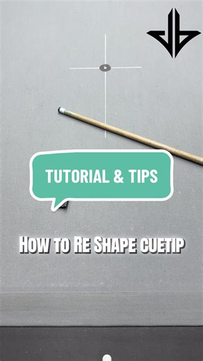 How to Properly Shape a Billiard Cue Tip