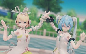 【MMD】Promise【Miku&Rin】【搬运】