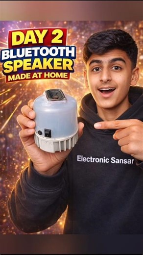 Day 2 of mini Homemade speaker😎🔥