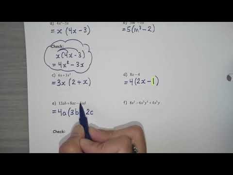 Learning to Factor (Common Factor) Part 1
