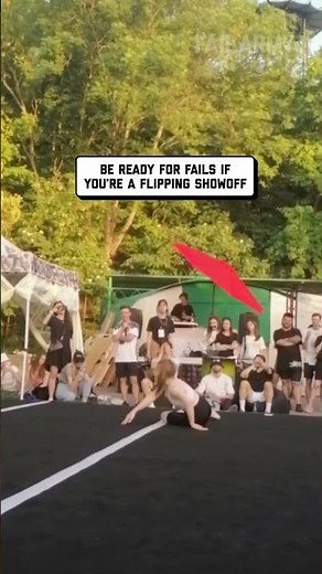 a backflip fail with a twist 🙃